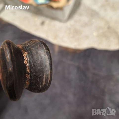 стар ръчно кован нож, снимка 4 - Ножове - 54151633