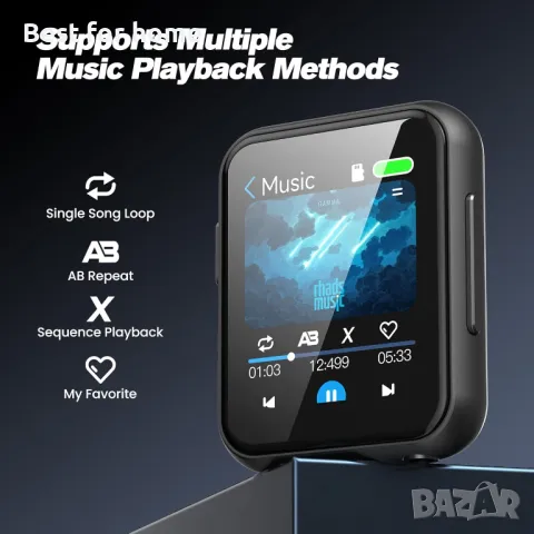 128G MP3 плейър с Bluetooth  BMDSAE M01, снимка 8 - MP3 и MP4 плеъри - 49408815