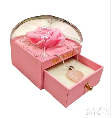 Оригинален подарък за жена - Перла на късмета със златен синджир, снимка 13 - Колиета, медальони, синджири - 49974800