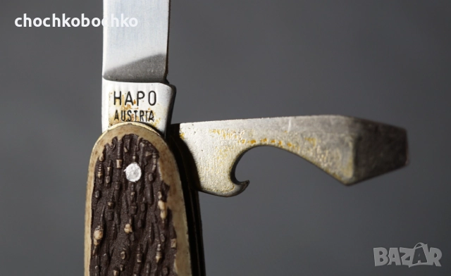 Старо Винтиж Джобно Ножче Ножка Нож ХАПО Австрия, снимка 4 - Ножове - 51971997