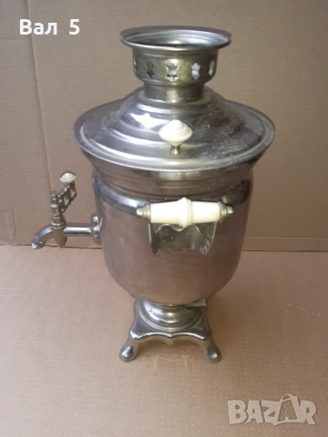 Стар самовар СССР, снимка 3 - Антикварни и старинни предмети - 52914238