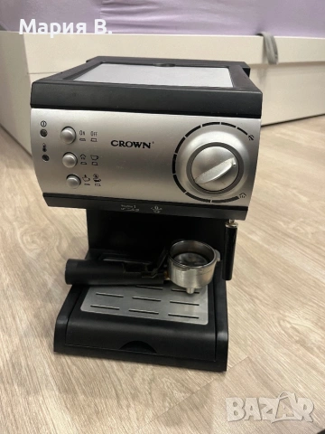 Кафемашина CROWN CEM-1515, снимка 4 - Кафемашини - 53497094