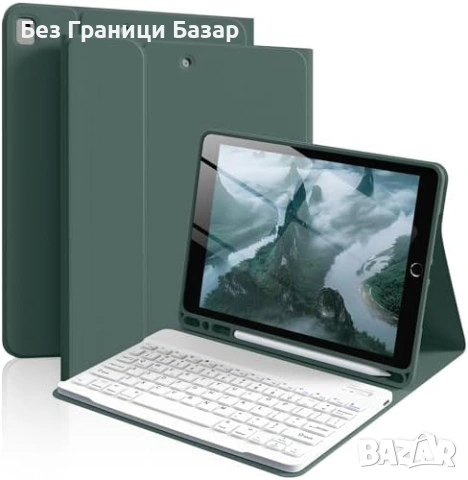 Нов Калъф с Bluetooth клавиатура за iPad 10.2 10.5 Айпад кейс таблет