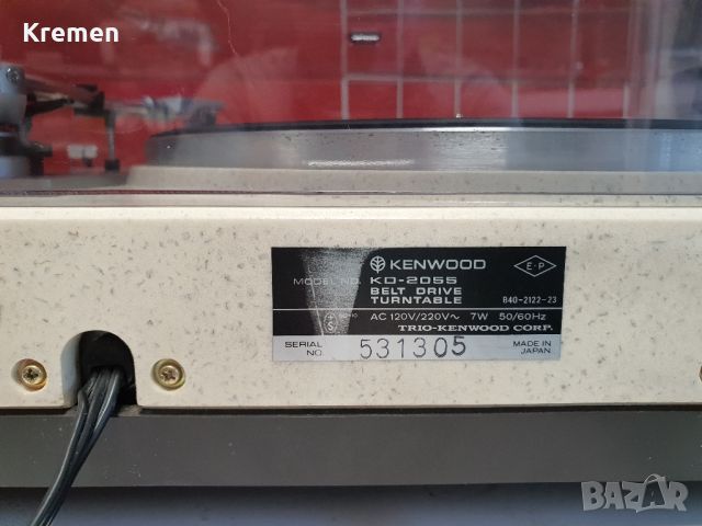 Грамофон KENWOOD KD-2055, снимка 4 - Грамофони - 46480798