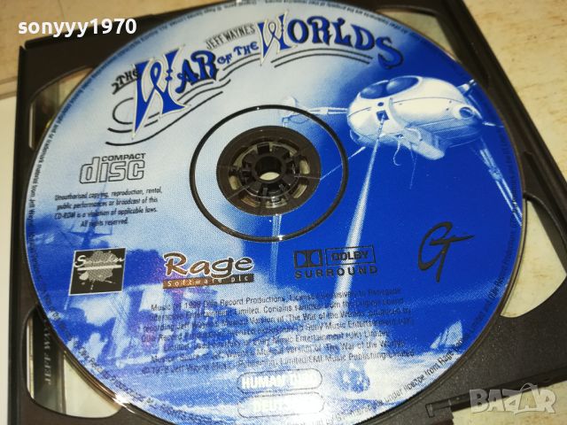 THE WAR OF THE WORLDS-2CD ВНОС GERMANY 0805241120, снимка 7 - Други игри и конзоли - 45632327