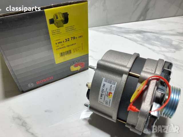 Нов алтернатор / динамо Bosch Ситроен ZX, BX, C15, Виза, Фиат Аргента, Пежо 205, 305, 309, 405 и J5, снимка 4 - Части - 50467734