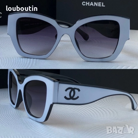 Дамски слънчеви очила котка черно и бяло, снимка 3 - Слънчеви и диоптрични очила - 52914722