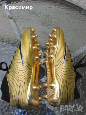 Златисти футболни обувки IFIKK, снимка 12 - Футбол - 45456751