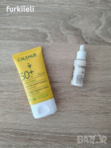 Комплект Caudalie слънцезащитен крем и мини серум против петна, снимка 1 - Козметика за лице - 46417468