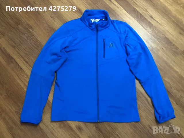 Salomon Men's Discovery Full Zip Mid Layer Jacket M, снимка 13 - Якета - 47721532