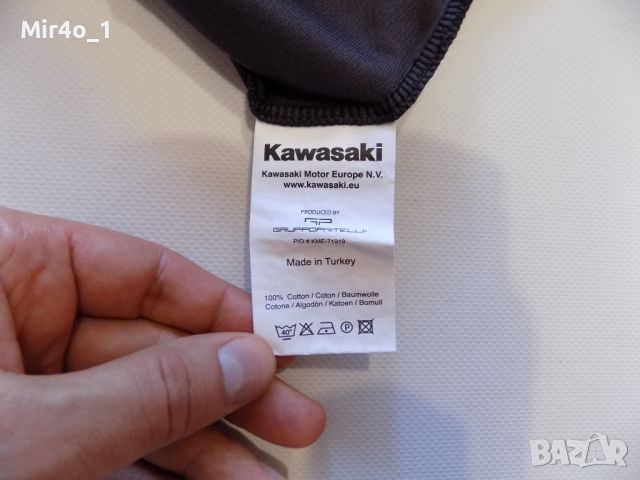 Тениска kawasaki потник блуза фанела оригинал спортна авто мото мъжка M, снимка 6 - Тениски - 45209835