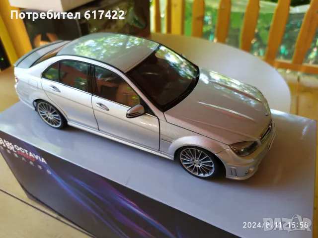 1:18 Mercedes-Benz C63 AMG 2008 , AUTOart, снимка 2 - Колекции - 46923672