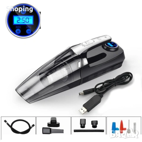 Прахосмукачка за коли, снимка 5 - Аксесоари и консумативи - 53370559