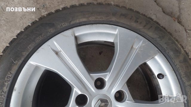 1бр оригинална джанта за Рено Меган 3 Renault Megane 3 5x114.3, снимка 3 - Гуми и джанти - 51682478