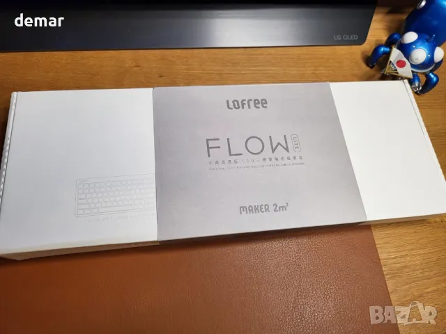 LOFREE Flow Lite100 Keys Механична безжична клавиатура с нисък профил, снимка 11 - Клавиатури и мишки - 49291321