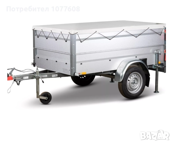 🇩🇪Чисто ново туристическо ремарке STEMA BASIC PLUS с общо допустимата максимална маса до 750кг 🇩🇪, снимка 2 - Ремаркета - 52161753