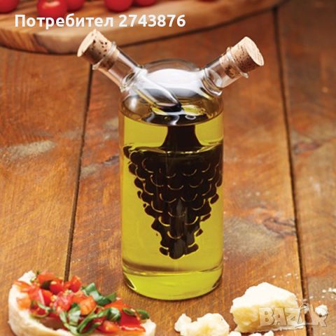 Комбиниран оливерник за олио и оцет 2in1,Kоркови тапи , снимка 6 - Аксесоари за кухня - 45752860