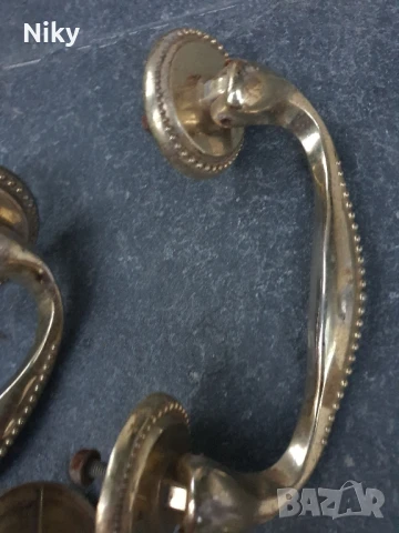 Бронзови дръжки за врати , снимка 4 - Железария - 51121442