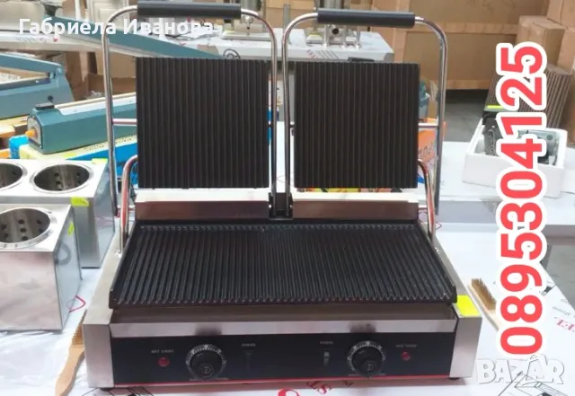 Тостер-преса,професионална,единична и двойна! Топ цена 299 лв, снимка 4 - Друго търговско оборудване - 49270912