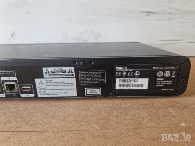 Philips DVD Blu ray BDP 3000/12, снимка 5 - Плейъри, домашно кино, прожектори - 53173461