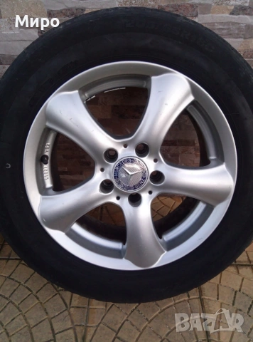 Алуминиеви джанти 16-ки 5x112 от Mercedes Vito , снимка 3 - Гуми и джанти - 53711646