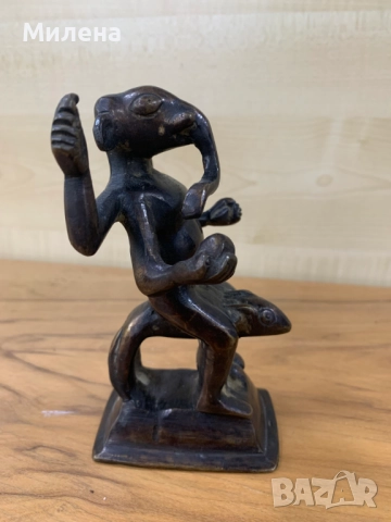 Статуетка на индуисткия бог Ганеша, снимка 3 - Статуетки - 52467533