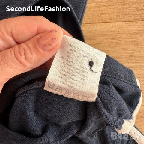 Мъжка поло тениска Paul & Shark Vintage Yachting Kipawa размер M тъмносиня, снимка 7 - Тениски - 54128677