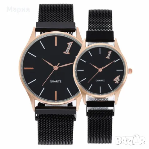 Елегантни часовници за двойки с изчистен дизайн W WATCH18, снимка 4 - Дамски - 49732791