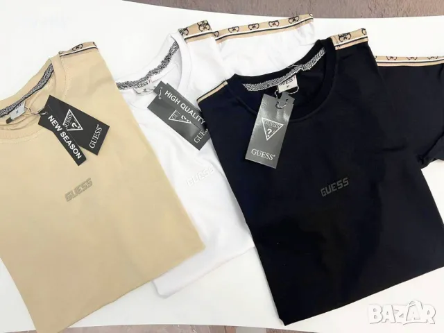 Памучни дамски тениски GUESS Различни цветове , снимка 2 - Тениски - 50411627