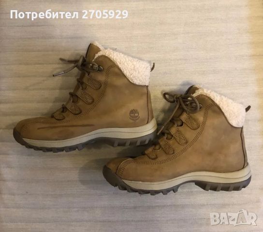 Timberland боти от изцяло естествена кожа, номер 35-36, снимка 3 - Дамски боти - 45669163