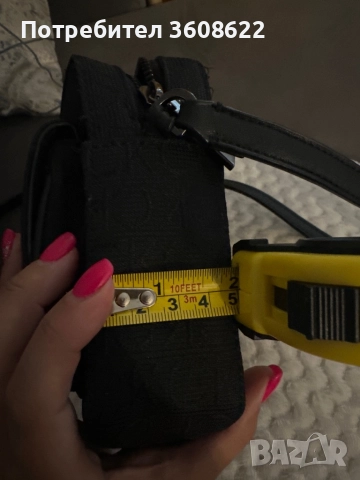 Черна малка чанта Calvin Klein, снимка 6 - Чанти - 51658754