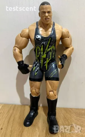 Екшън фигура 2003 WWE Rob Van Dam Роб Ван Дам RVD WWE Jakks играчка ECW Legends, снимка 7 - Колекции - 48362735