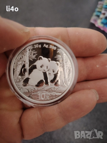 Сребърна монета Годината на Панда 2026г 30гр 