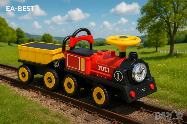 🚂✨ Акумулаторен детски влак Tuti – влакче на мечтите! ✨🚂