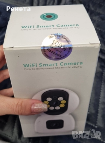 Двойна Вътрешна WiFi Камера RobiCam R11 – Ultra HD 3MP широкоъгълна
