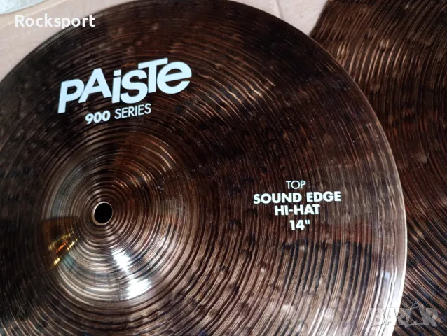 14"Paiste 900 Sound Edge hi hat, снимка 2 - Ударни инструменти - 49969588