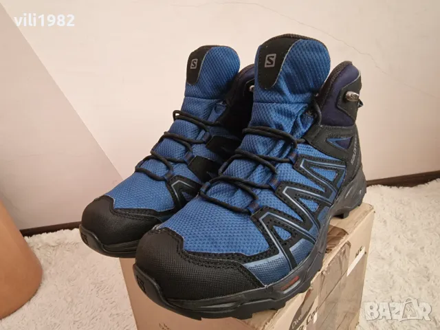 Salomon Gore Tex Туристически обувки маратонки 41 1/3, снимка 1 - Маратонки - 47126387