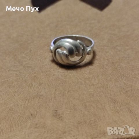 Сребърен пръстен (226), снимка 3 - Пръстени - 45545076