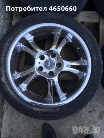 17 цолови алуминиеви джанти за Опел или Алфа ромео, снимка 3 - Гуми и джанти - 52536731