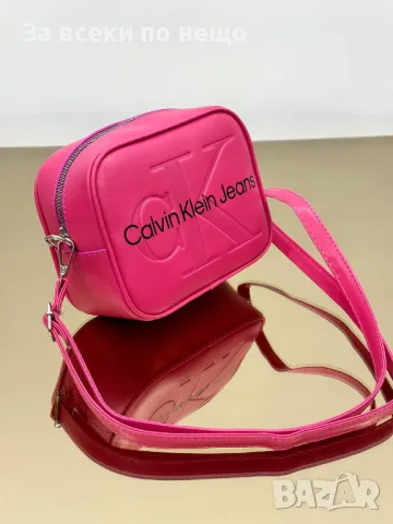 Calvin Klein Дамска Чанта С Дълга Дръжка За През Рамо Келвин Клайн - Различни Цветове Код A493, снимка 4 - Чанти - 50104079