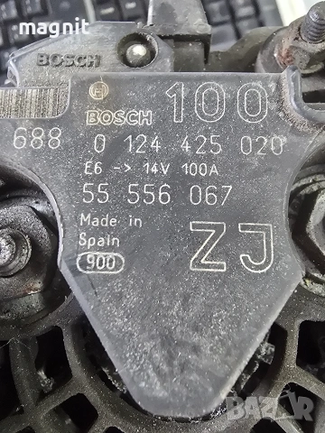 0124425020 Динамо Алтернатор генератор за Opel Zafira B Minivan 07.2005–14.2015 55556067