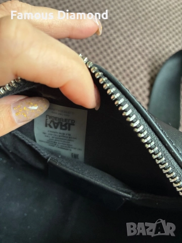 Чанта Karl Lagerfeld Естествена кожа, снимка 6 - Чанти - 52352233
