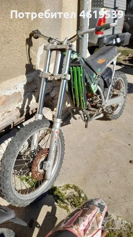 Kawasaki Kx Кавазаки Кх оборудвана рама кросов мотор без двигател 