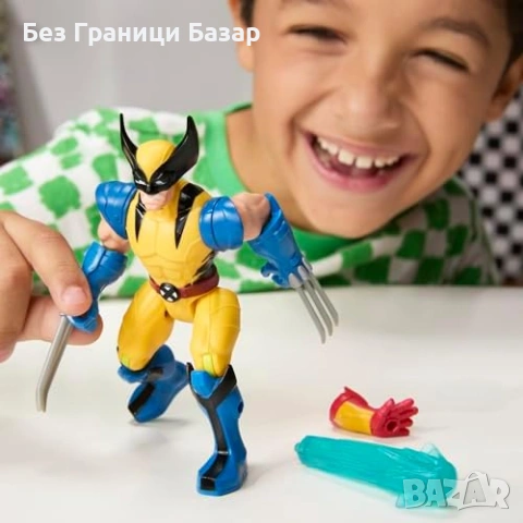 Нова Marvel Wolverine MixMashers 5” Екшън фигура Комбиниране части 4+, снимка 6 - Други - 53390688