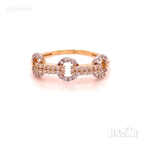 Златен дамски пръстен Tiffany 1,40гр. размер:57 14кр. проба:585 модел:36908-5