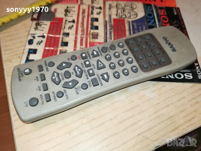 SANYO DVD/VCR COMBO REMOTE-ВНОС SWISS 2811251935, снимка 6 - Дистанционни - 52577725