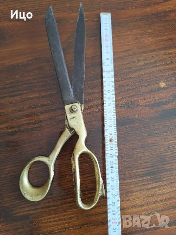 Стара ножица, снимка 2 - Антикварни и старинни предмети - 51709711