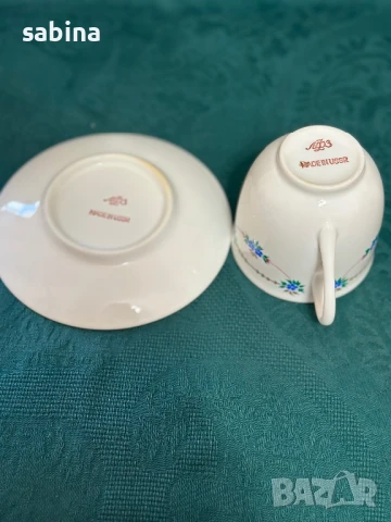 Руски порцелан ЛФЗ “Ломоносов”- чаши за кафе, снимка 3 - Антикварни и старинни предмети - 50717179