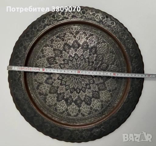 антични медни подноси , снимка 3 - Антикварни и старинни предмети - 53304688