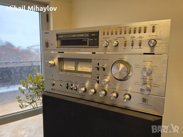 Продавам усилвател Akai AM-2950 и тунер Akai AT-S08, снимка 2 - Ресийвъри, усилватели, смесителни пултове - 52908843